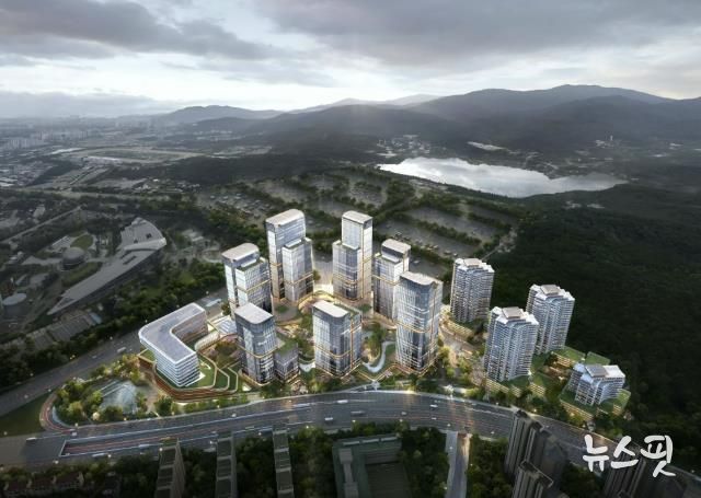 과천시 막계동 특별계획구역 조감도