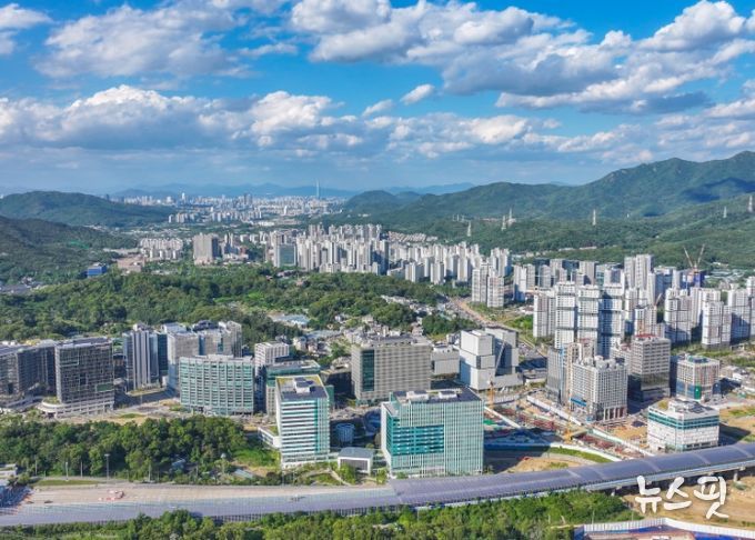 과천지식정보타운 전경