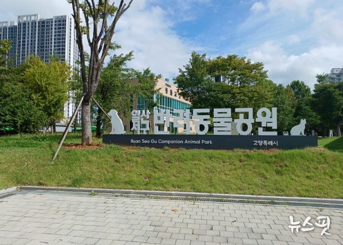 일산서구 반려동물공원 간판