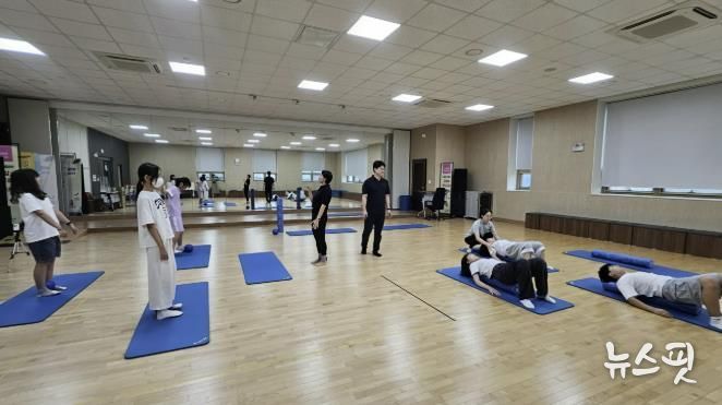 의왕시 보건소, 바른자세 교정교실 운영 성료