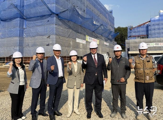 임광현 도의원, 광주 오포중 ․ 고교 신축공사 현장 점검