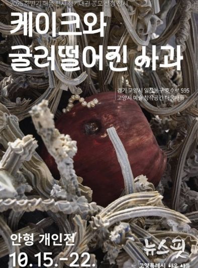 안형 개인전 홍보문