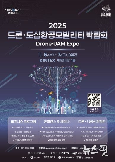 ‘2025 드론·도심항공모빌리티 박람회' 홍보문