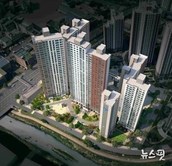 삼신6차아파트 지구 배치도.(안양시 제공)