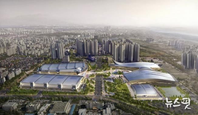 킨텍스 제1, 2, 3전시장 조감도