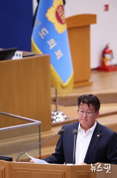 경기도의회 안명규 의원, 대집행부 질문에서 경과원 파주 이전, 고교학점제 등 핵심 현안 전방위 질의