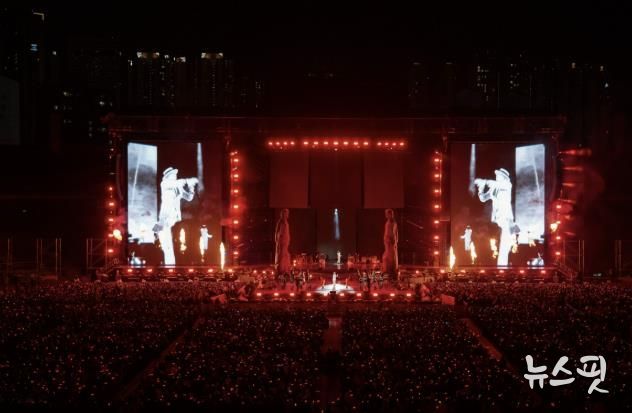 지드래곤 공연 현장(제공=쿠팡플레이)