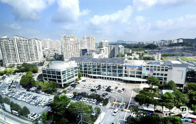 시흥시청 전경
