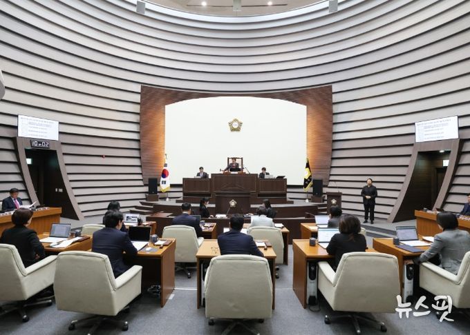 광주시의회, 제321회 제2차 정례회 개회… 내년 본예산 등 처리