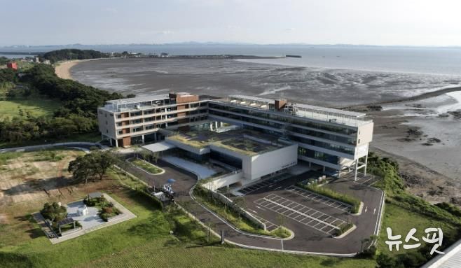 화성서해마루 유스호스텔 항공사진.(화성시 제공)