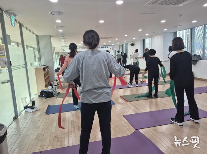 파주시 운정보건소, 하반기 운동교실 큰 호응