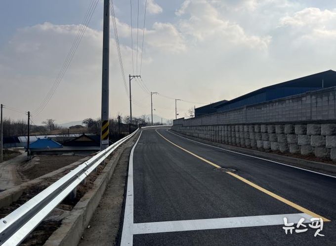 용인특례시 처인구 백암면 백봉리에 개통된 농어촌도로 '봉리선 리도206호 1구간'