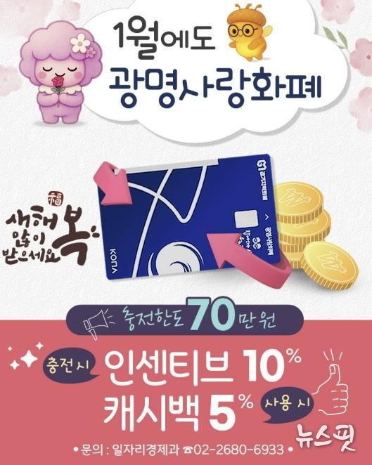 2026년 광명사랑화폐 혜택 안내문