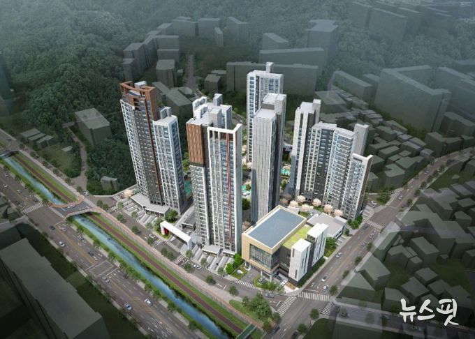 양지마을 주거재생혁신지구 사업 조감도