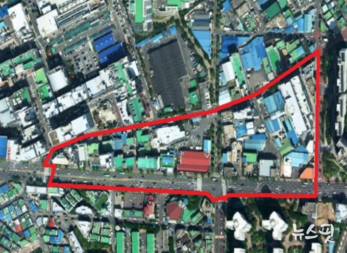 약대1지구 사업대상지