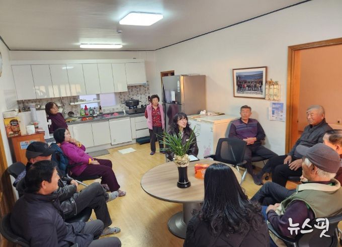 설성면, 새해맞이 경로당 현장 방문