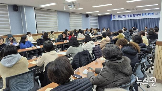 수원시 권선구 권선2동 통장협의회, 1월 2차 정기 회의 개최