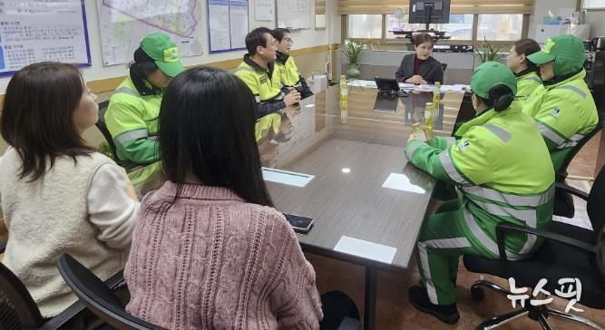수원시 영통구 매탄2동, 깨끗한 환경위해 청소대행업체와 현장 소통 간담회 열어