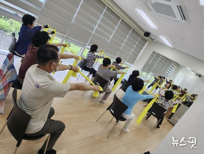 지난해 모현 건강증진형 보건지소에서 진행한 건강관리 프로그램