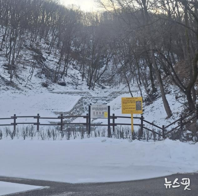 용인특례시가 산사태 취약지역에 거주하는 가구에 마을방송 시설을 설치한다. 사진은 지역내 산사태 취약지역의 모습.(용인시 제공)