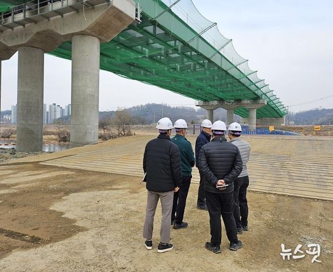 파주시, 도로 공사현장 해빙기 안전관리 실태 점검