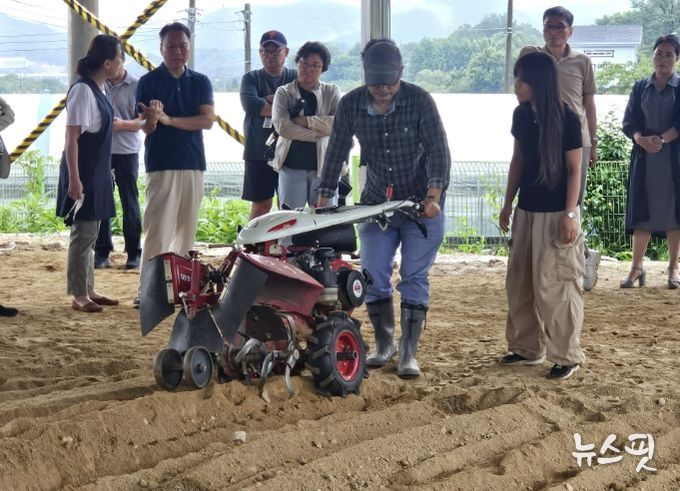 2025년 농기계 실습 교육 모습