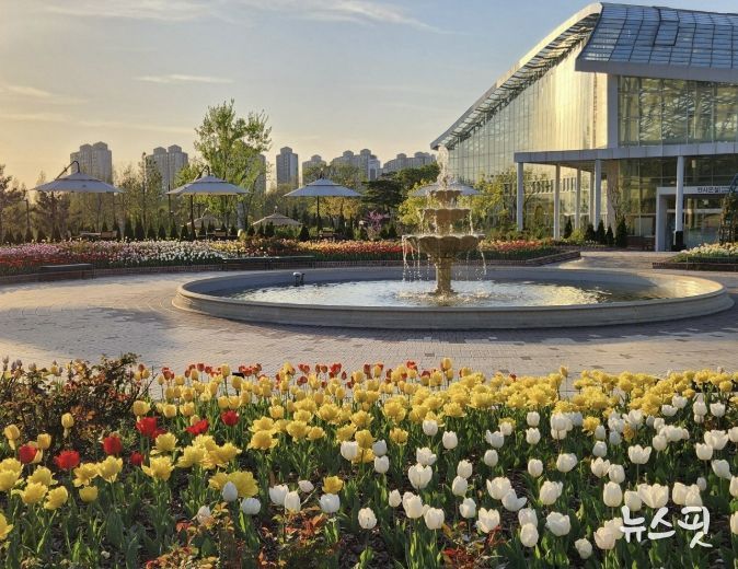 수원 일월수목원 정원