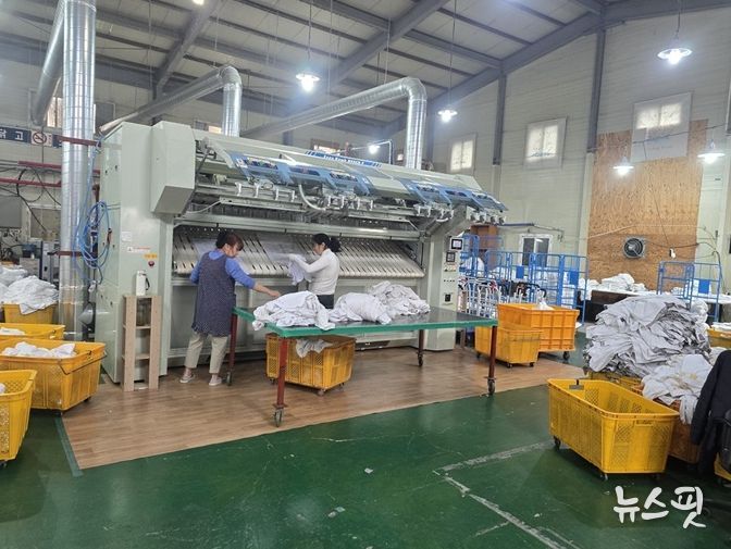 파주시 광탄면 ㈜다모아 세탁, ‘이불세탁 재능기부’로 이웃사랑 실천