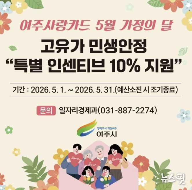 여주시, 고유가 대비 민생안정